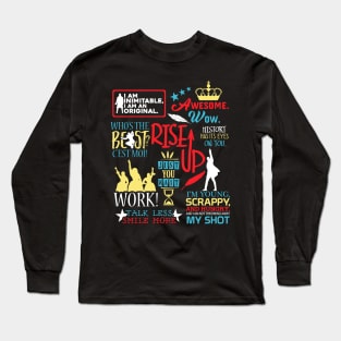 Hamilton Quotes Long Sleeve T-Shirt